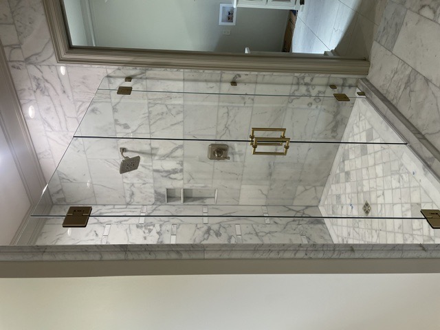 Frameless Showers by West Little Rock Glass